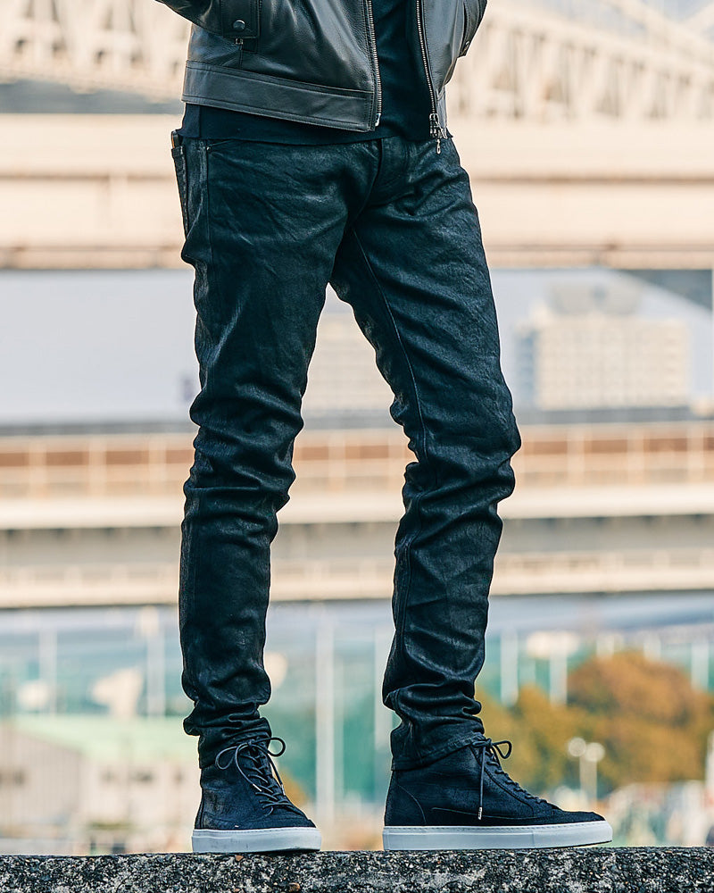 tight straight selvedge denim (oild)