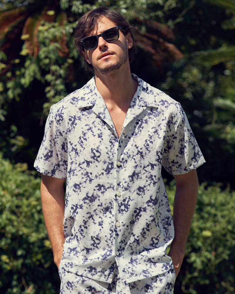 patterned s/s shirt